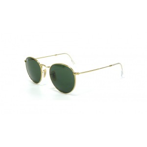 RAY BAN RB 3447 Round Metal Doré sur Visiofactory.com