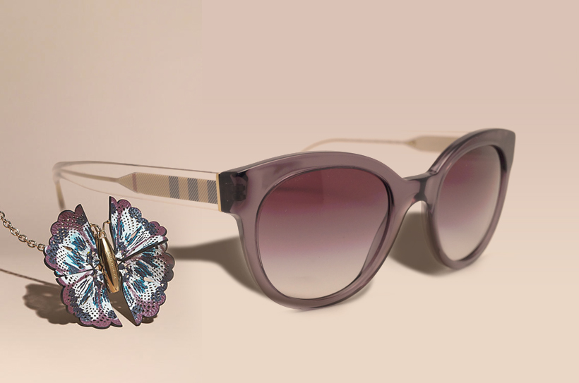 lunettes burberry collection check