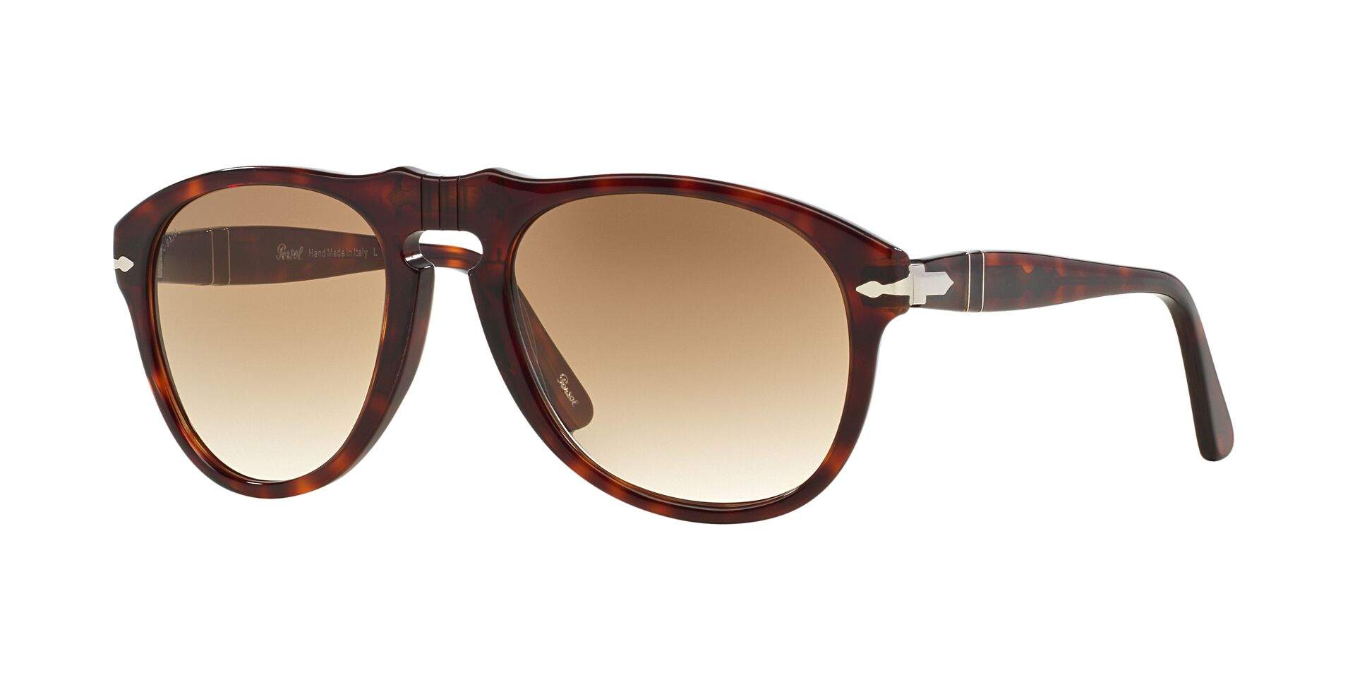 Persol PO0649 écaille avec verres bruns dégradés